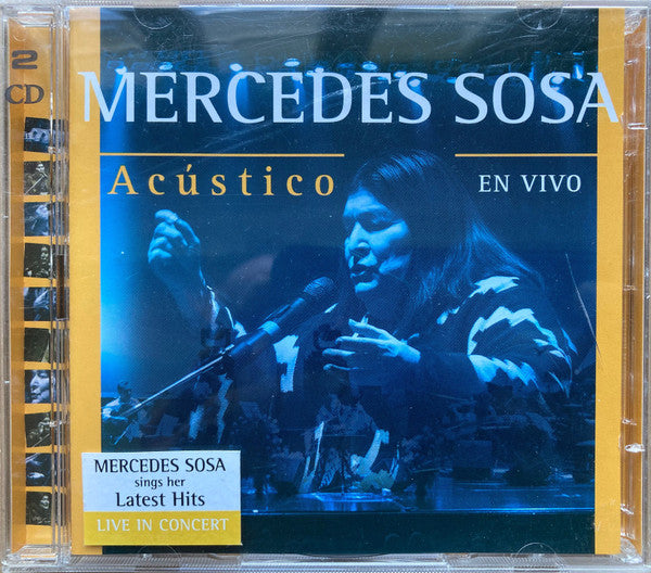 Mercedes Sosa : Acústico En Vivo (2xCD, Album)