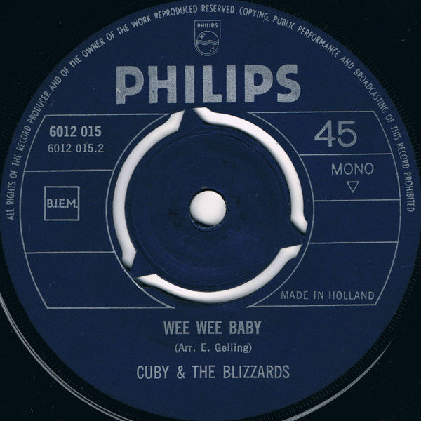 Cuby + Blizzards : Thursday Night / Wee Wee Baby (7", Single, Mono)