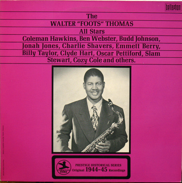 Walter Thomas : The Walter "Foots" Thomas All Stars (LP, Album, rec)