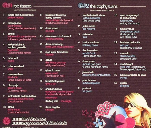 Trophy Twins & Rob Tissera : Kissdafunk (2xCD, Comp, Mixed)