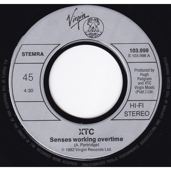 XTC : Senses Working Overtime (7", EP, Single)