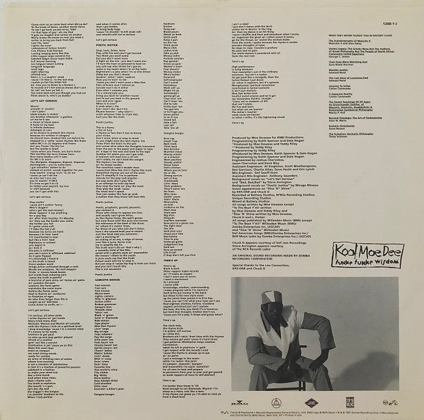 Kool Moe Dee : Funke Funke Wisdom (LP, Album)