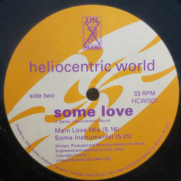 Heliocentric World : Some Love (12")