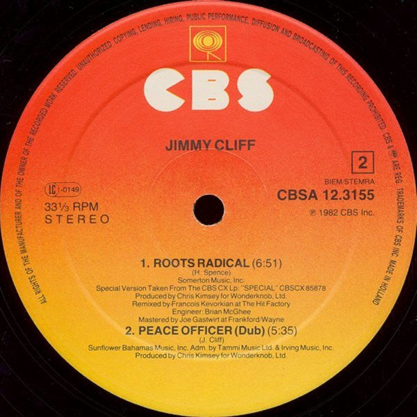 Jimmy Cliff : Treat The Youths Right (Special Mix) (12", Maxi)