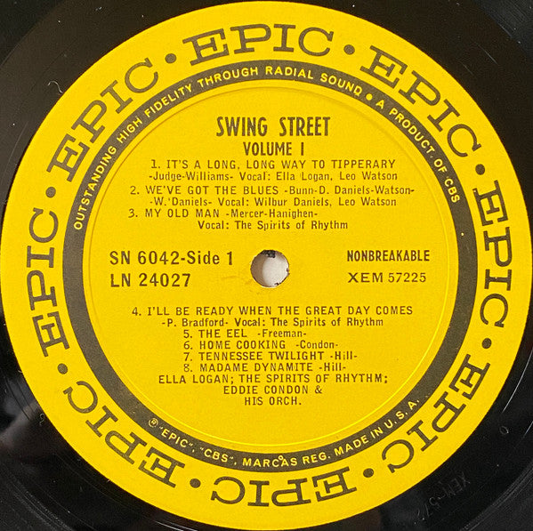 Various : Swing Street (4xLP, Comp, Mono + Box)