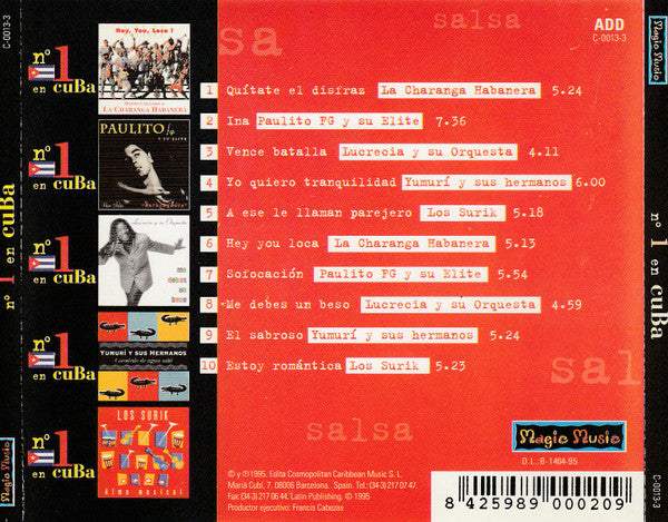 Various : Nº 1 En Cuba (CD, Comp)