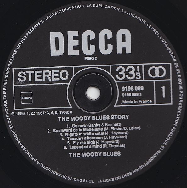 The Moody Blues : The Moody Blues Story (2xLP, Comp, Gat)