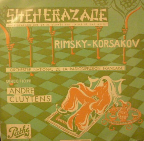 Nikolai Rimsky-Korsakov, Orchestre National De La R.T.F., André Cluytens : Shéhérazade (LP, Mono)