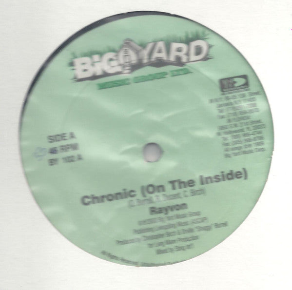 Rayvon : Chronic (On The Inside) (12")