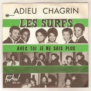 Les Surfs : Adieu Chagrin (7", Single, Mono, Gre)