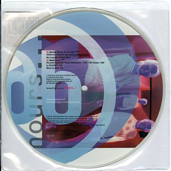 David Bowie : Survive (7", Ltd, Pic)