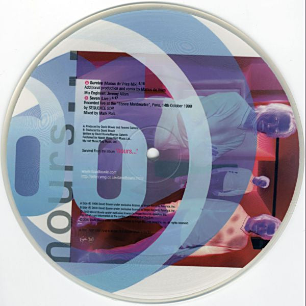 David Bowie : Survive (7", Ltd, Pic)