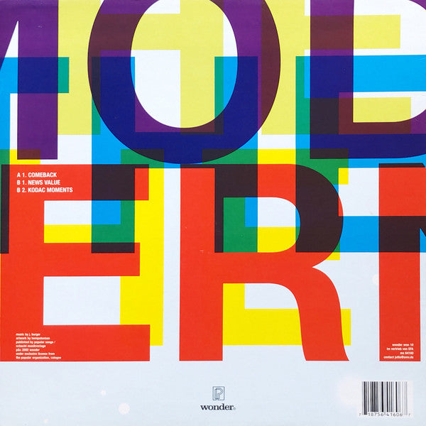 The Modernist : Come Back (12")