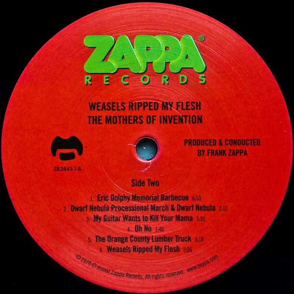 The Mothers : Weasels Ripped My Flesh (LP, Album, RE)