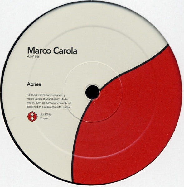 Marco Carola : Apnea (12")