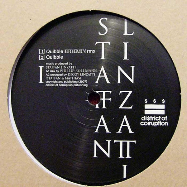 Staffan Linzatti : The Timber Owls EP (12", EP)