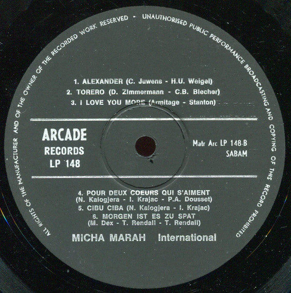 Micha Marah : International (LP, Album)