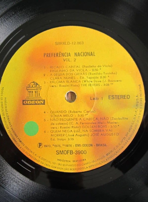 Various : Preferência Nacional Vol. 2 (LP, Comp)