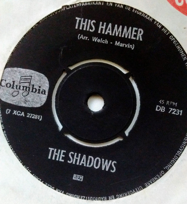 The Shadows : Theme For Young Lovers (7")
