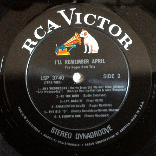 The Ram Ramirez Trio : I'll Remember April (LP)