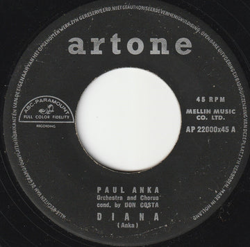 Paul Anka : Diana (7", Single, RE)