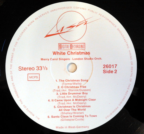 The Studio London Orchestra, The Merry Carol Singers : White Christmas (2xLP, Album)