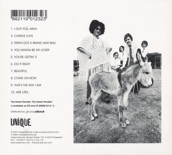 The Sweet Vandals : The Sweet Vandals (CD, Album)