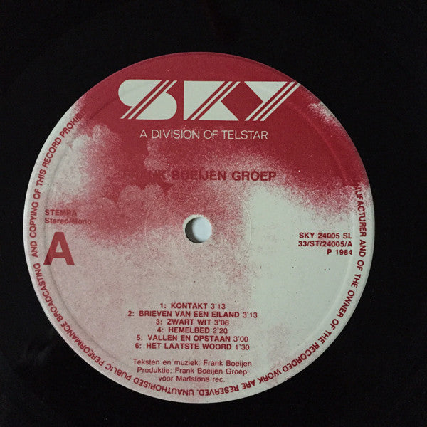 Frank Boeijen Groep : Kontakt (LP, Album)