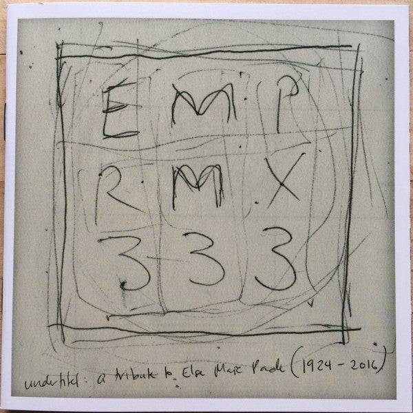 Various : EMP RMX 333: A Tribute To Else Marie Pade (1924-2016) (CD, Album, Comp)