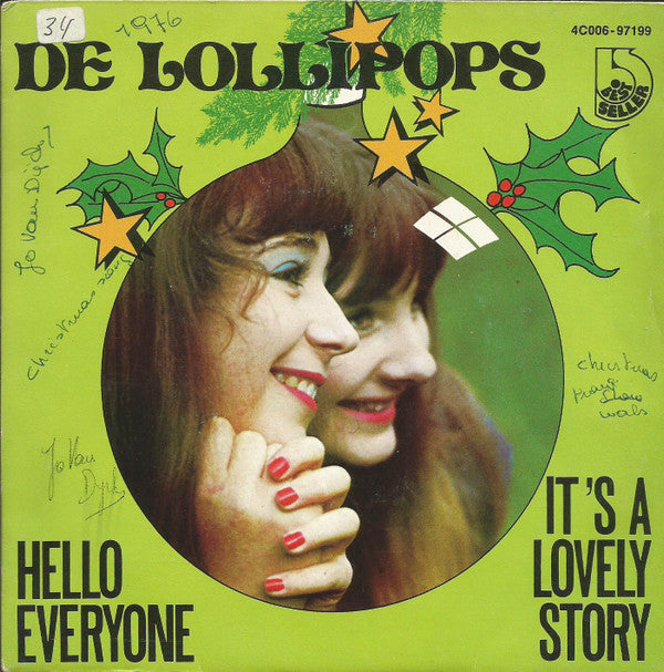 The Lollipops (5) : Hello Everyone / It's A Lovely Story (7", Single)