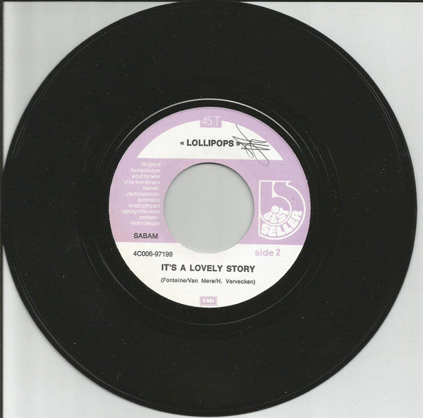 The Lollipops (5) : Hello Everyone / It's A Lovely Story (7", Single)