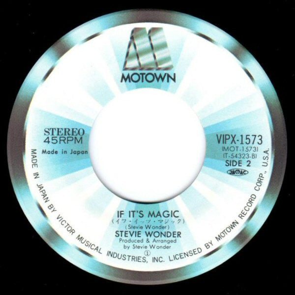 Stevie Wonder : Lately (7", Single)