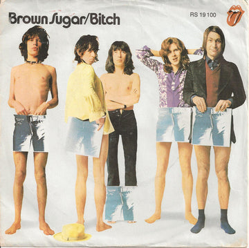 The Rolling Stones : Brown Sugar / Bitch (7", Single, Pus)