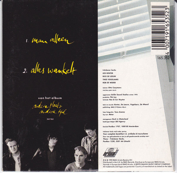 Tröckener Kecks : Man Alleen (CD, Single)