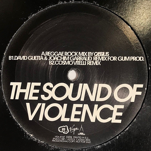Cassius & Steve Edwards : The Sound Of Violence (12", Promo, #2)