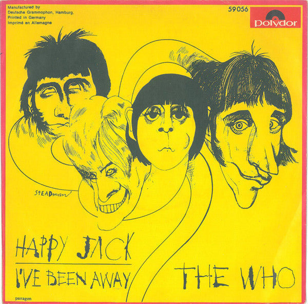 The Who : Happy Jack / I've Been Away (7", Single, Mono)