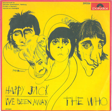 The Who : Happy Jack / I've Been Away (7", Single, Mono)