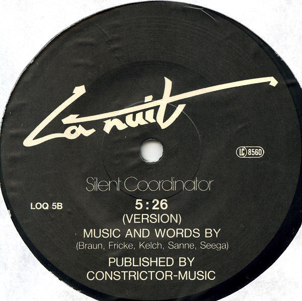 La Nuit : Silent Coordinator (12")