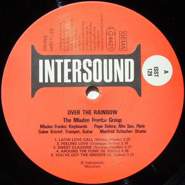 The Mladen Franko Group : Over The Rainbow (LP)