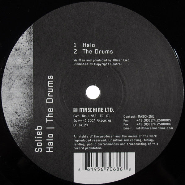 Solieb : Halo / The Drums (12")