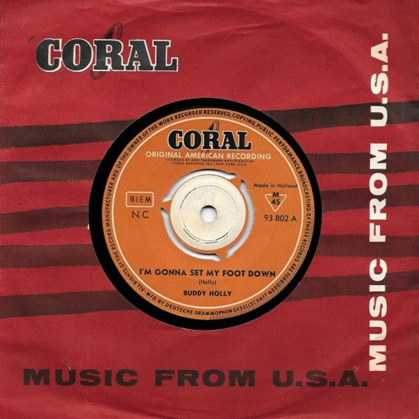 Buddy Holly : I'm Gonna Set My Foot Down (7", Single)