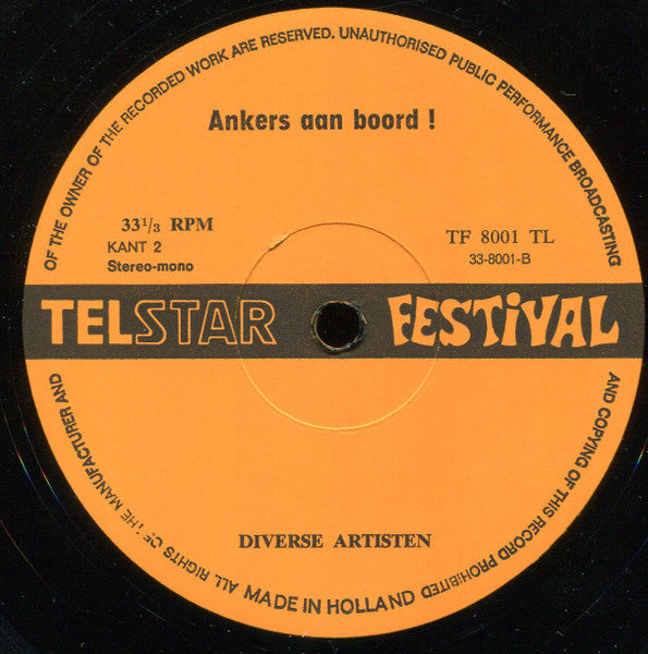Various : Johnny Hoes Presenteert: Ankers Aan Boord! (LP, Album)