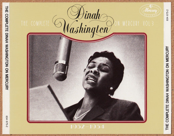 Dinah Washington : The Complete Dinah Washington On Mercury Vol.3 1952-1954 (3xCD, Comp, RM)