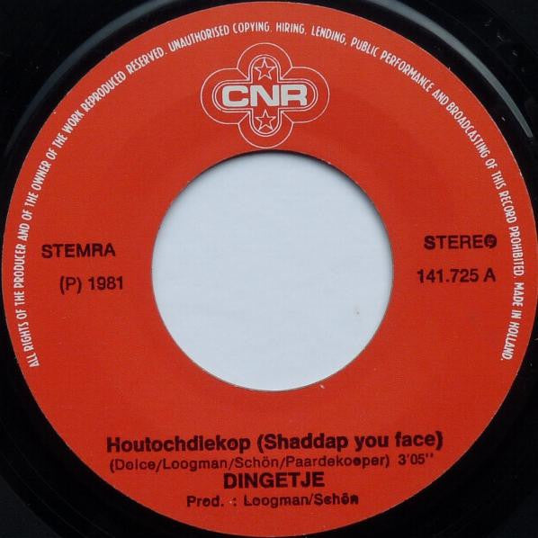 Dingetje : Houtochdiekop (7", Single)