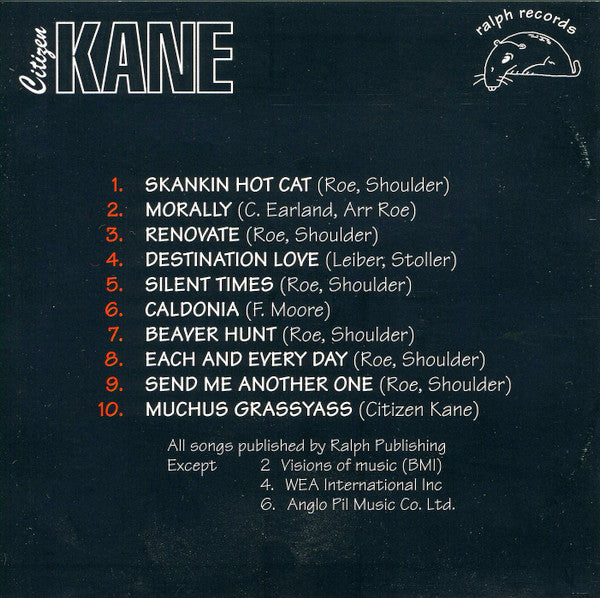 Citizen Kane (16) : Skankin Hot Cats (CD, Album)
