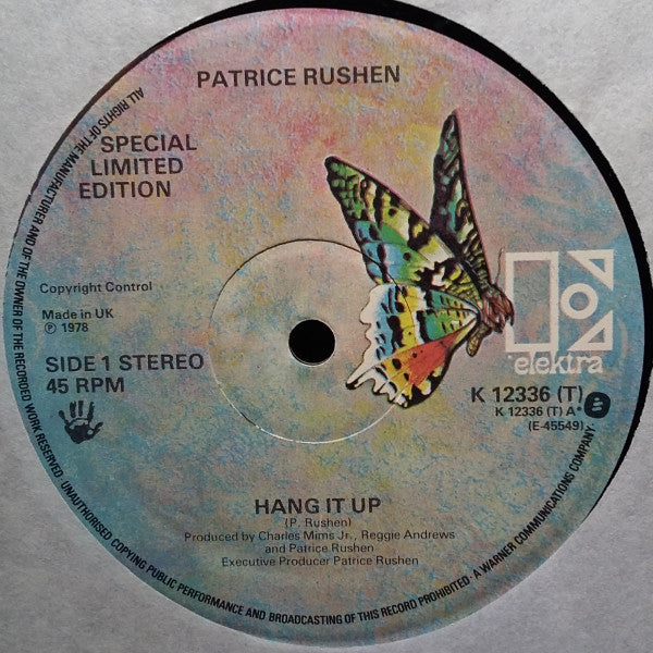 Patrice Rushen : Hang It Up (12", Single, Ltd)