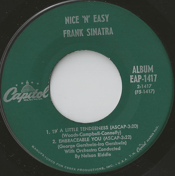 Frank Sinatra : Nice 'N' Easy (Part 2) (7", EP)