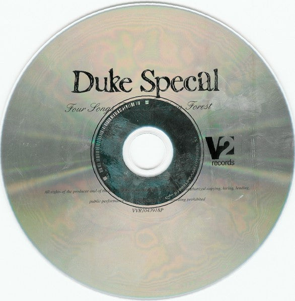 Duke Special : Four Songs From The Deep Forest - Albumsampler (CD, Promo, Smplr, Car)
