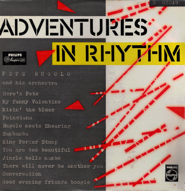 Pete Rugolo Orchestra : Adventures In Rhythm (LP, Album)