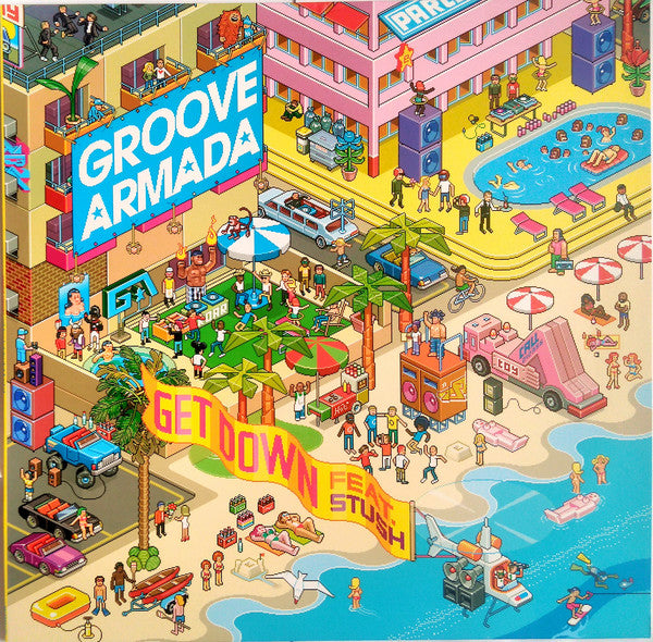 Groove Armada Featuring Stush & Red Rat : Get Down (12", Single)